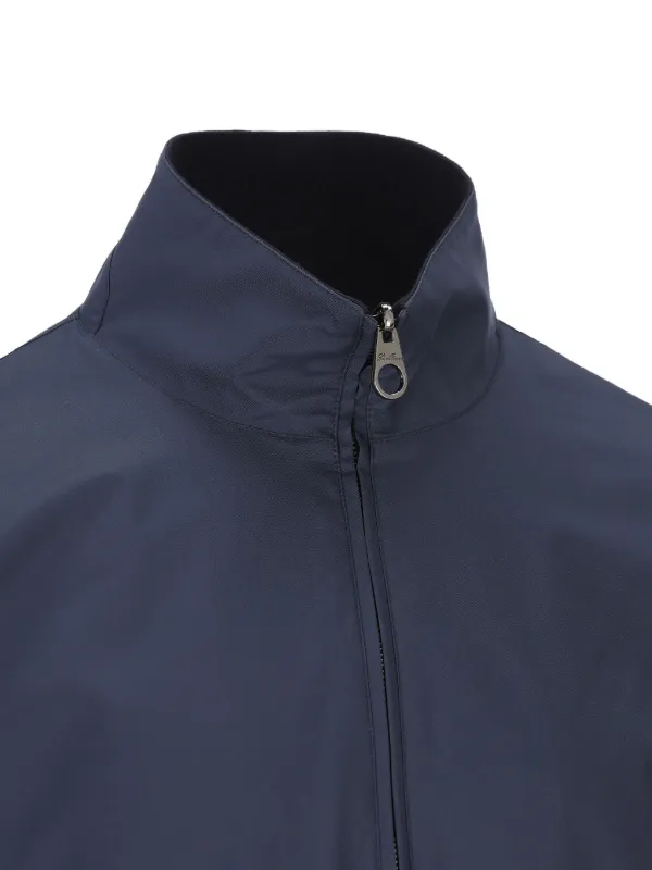 Loro Piana stand-up Collar zip-front Jacket | Blue | FARFETCH