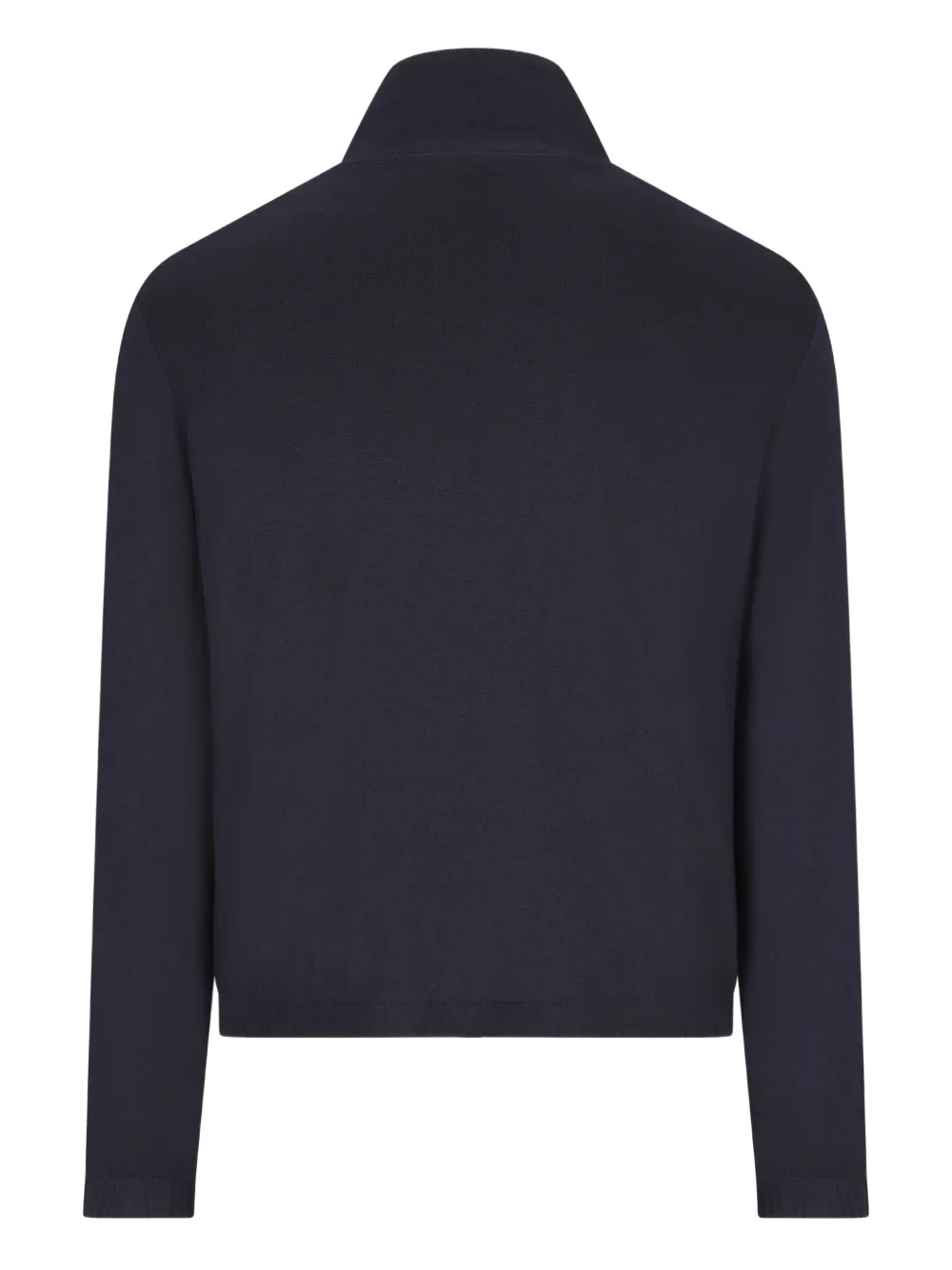  Loro Piana Stand-up Collar Zip-front Jacket - Blue 