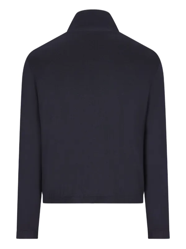 Loro Piana ブラック ジップアップ ポロシャツ LORO PIANA Regatta Stretch-Cotton Piqué Half-Zip Polo Shirt for