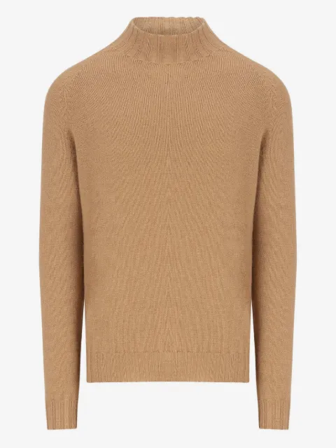 Tagliatore high-neck ribbed cashmere sweater