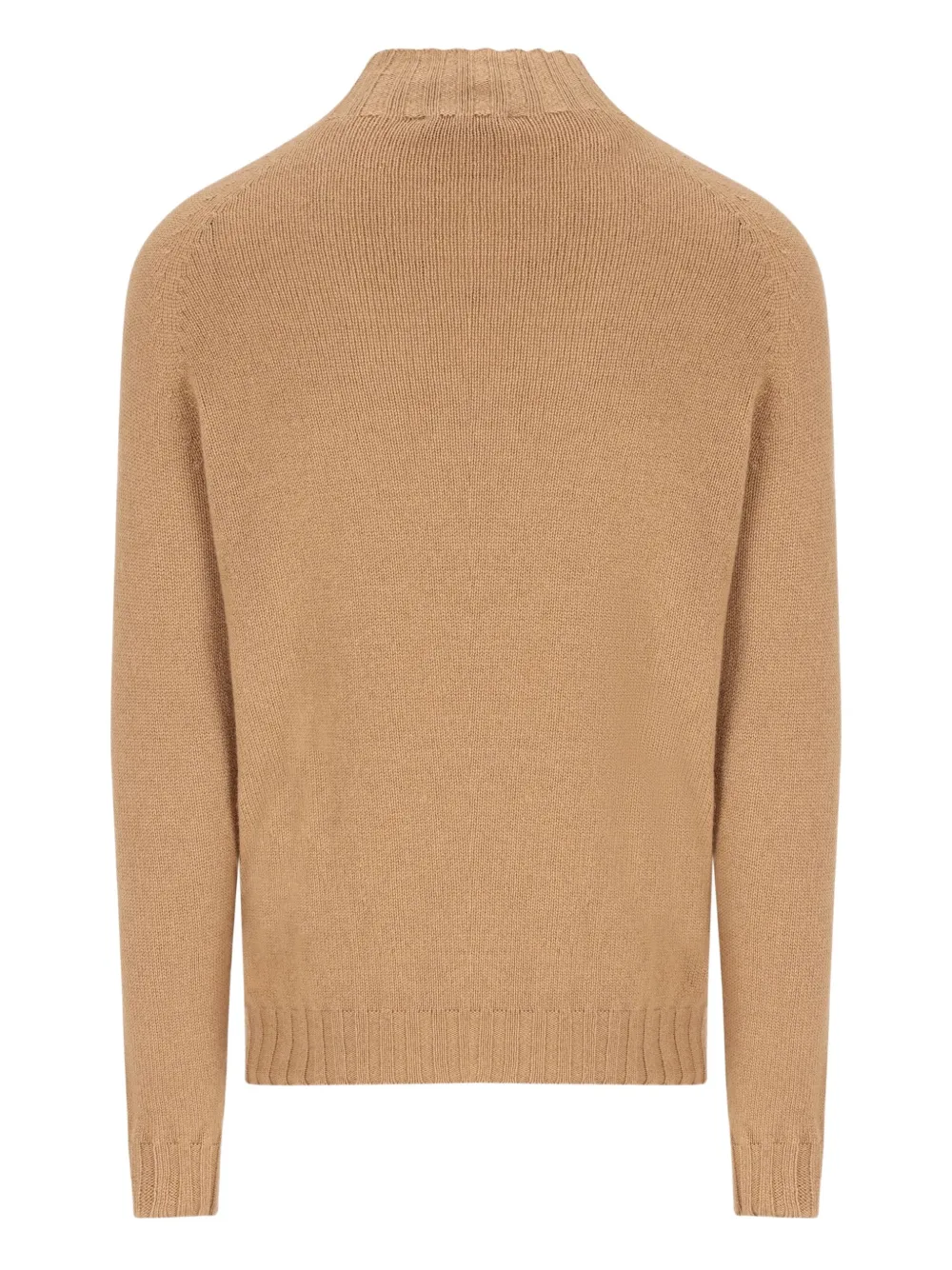 Tagliatore high-neck ribbed cashmere sweater - Bruin