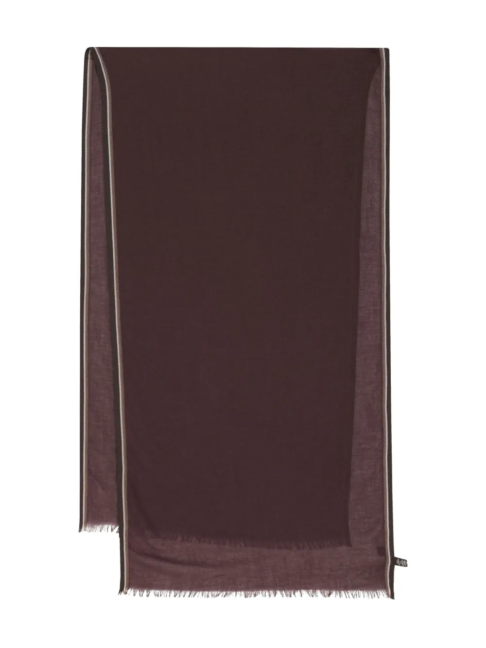Loro Piana cashmere fringed scarf | brun | Image 1