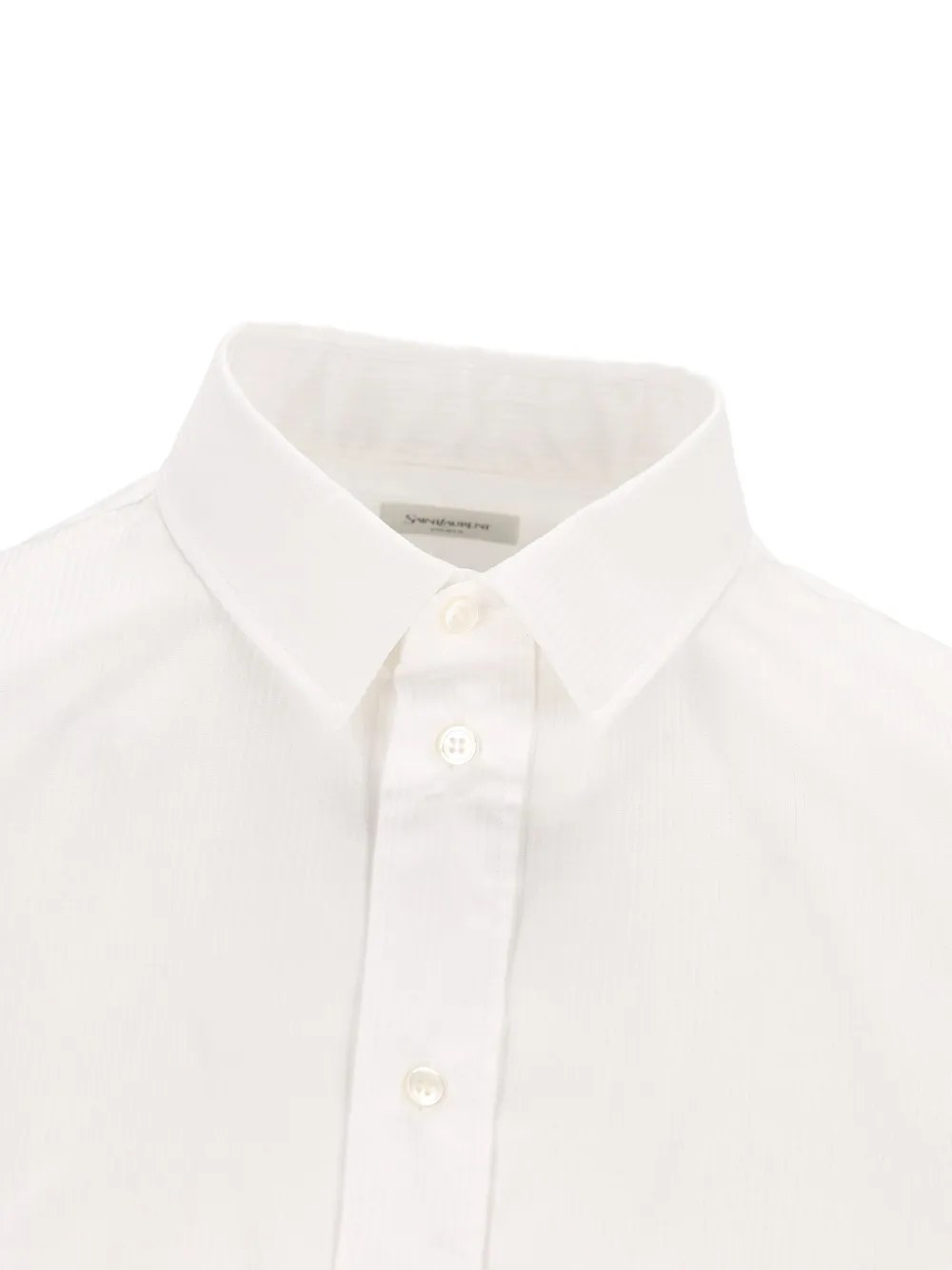 Saint Laurent Gestreept overhemd Wit