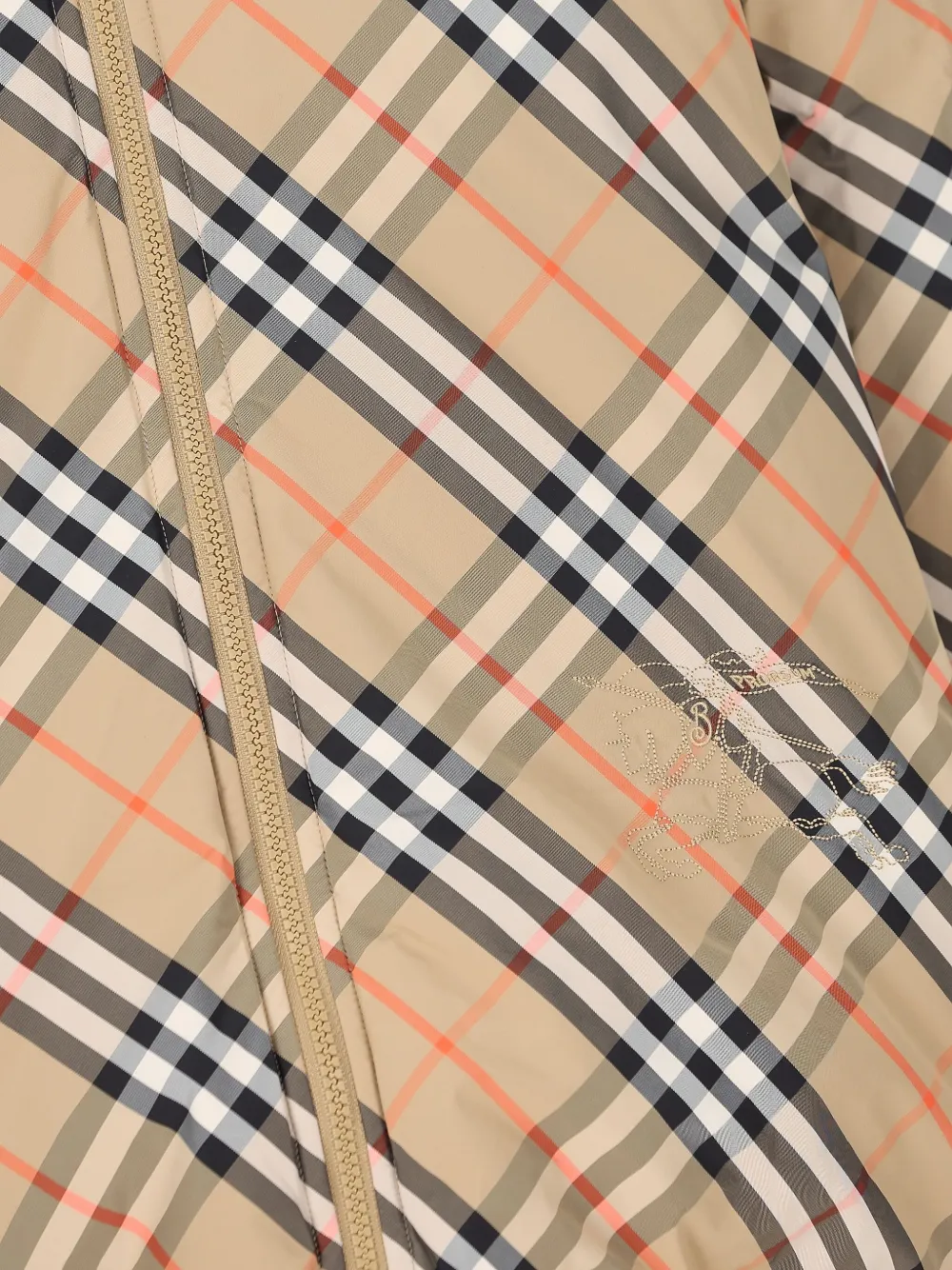 Burberry Kids Geruit jack Beige