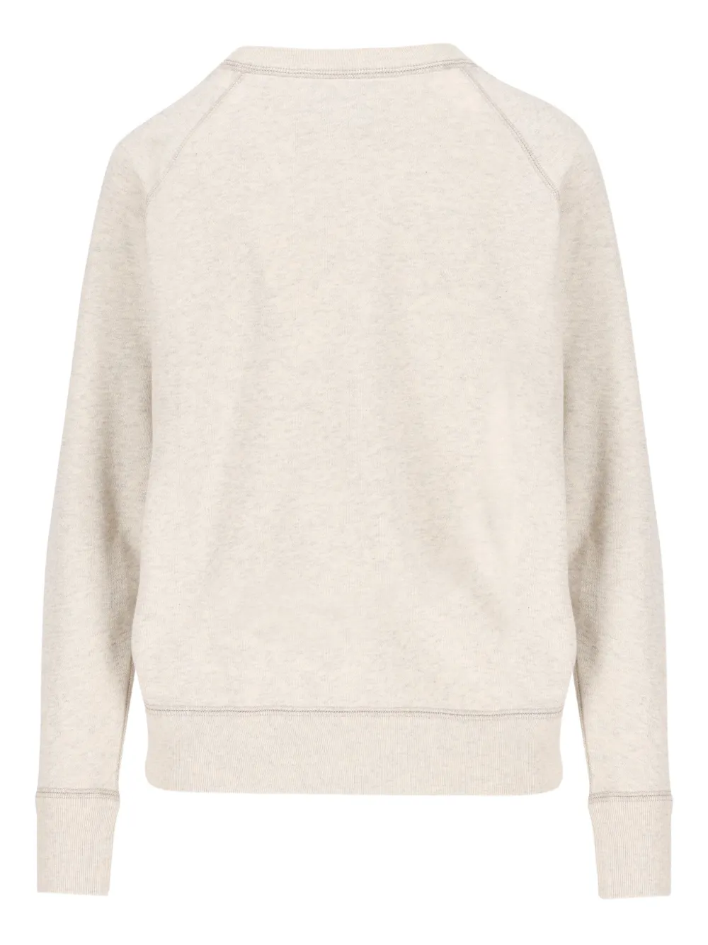 Isabel Marant Logo-embellishment Long-sleeve Sweatshirt In Neutral
