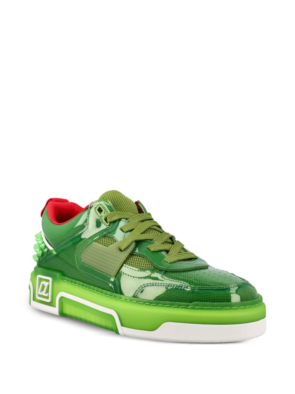 Christian Louboutin Astrocool spike-detail leather sneakers | Low-Tops | Image 2