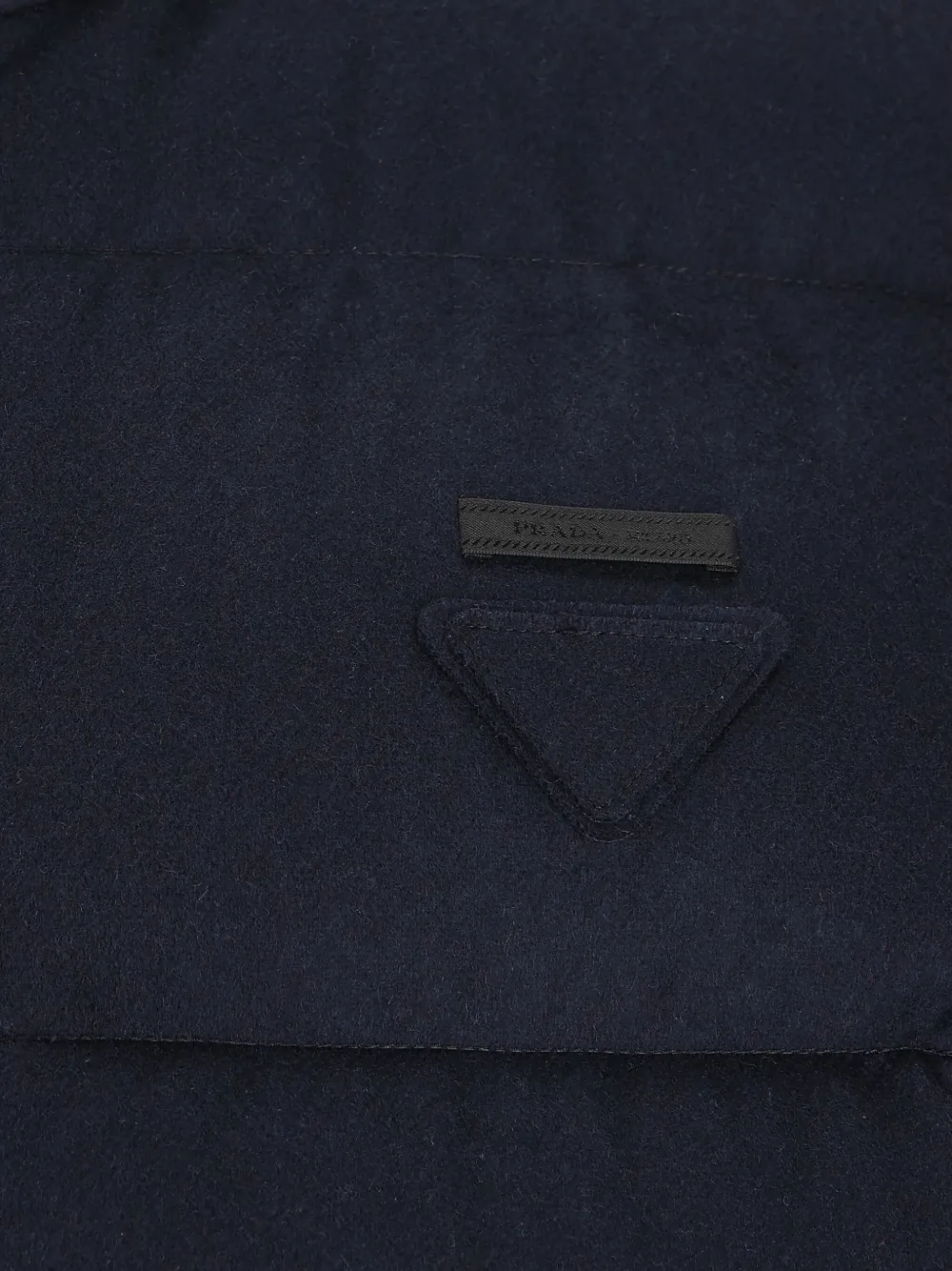 Prada Gewatteerd donsjack Blauw