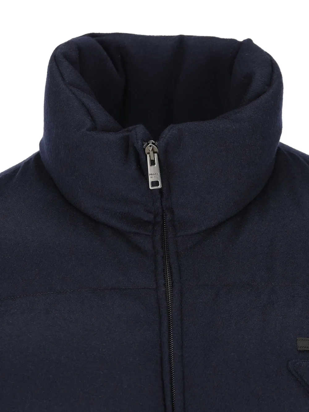 Prada Gewatteerd donsjack Blauw