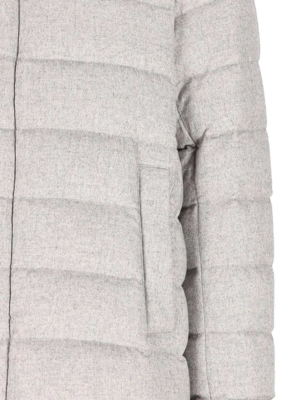 Herno Quilted Down Coat In Gray