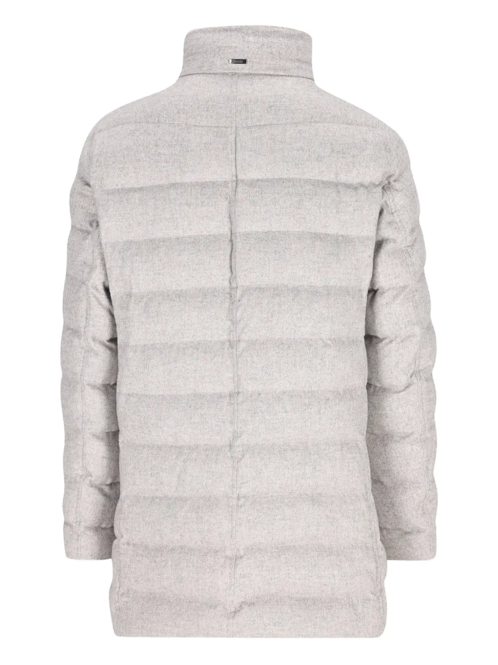 Herno Quilted Down Coat In Gray