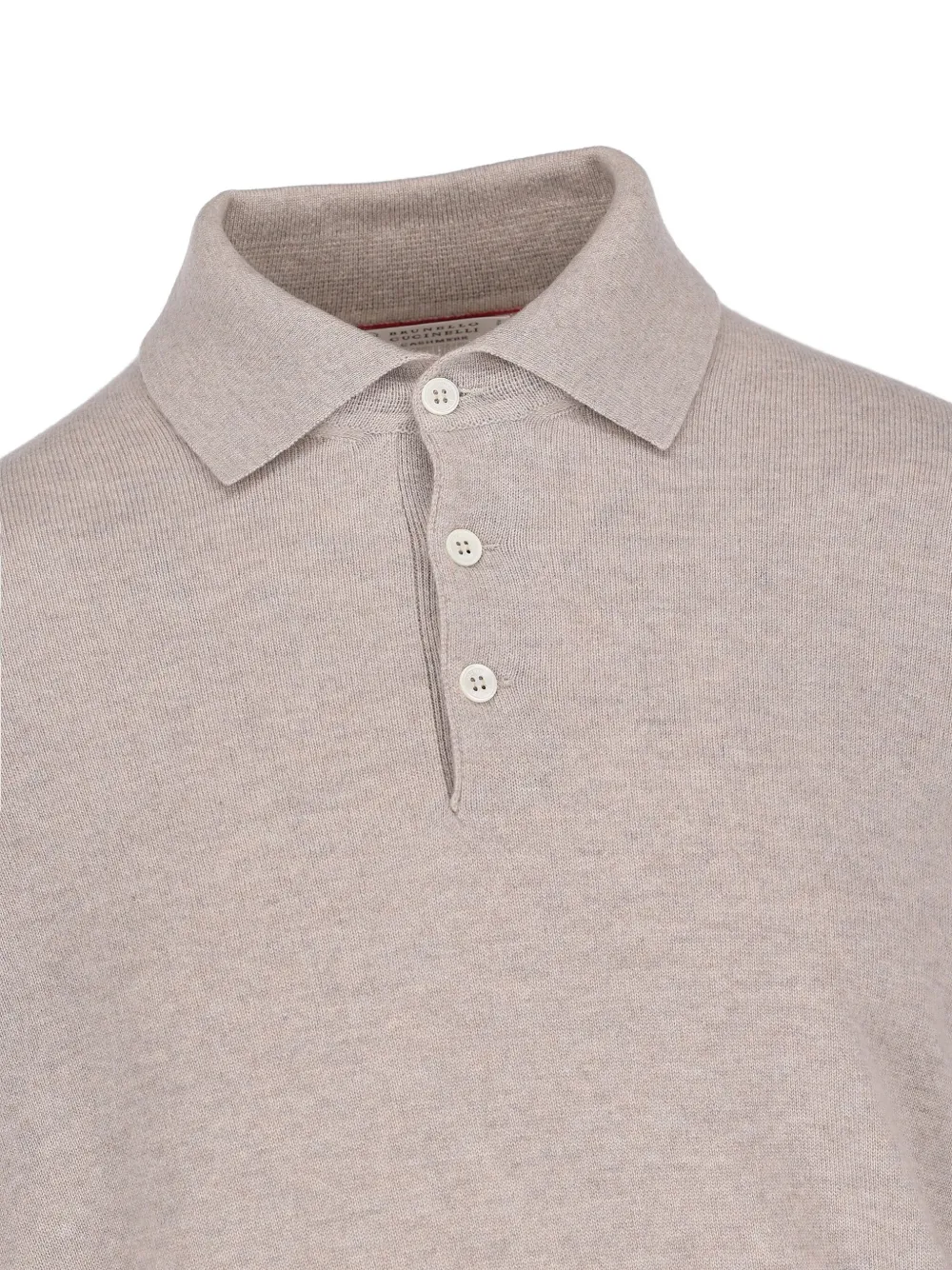 Brunello Cucinelli Long-sleeve Polo Shirt In Animal Print