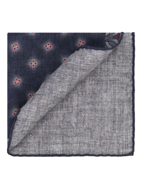 Brunello Cucinelli geometric-print pocket square