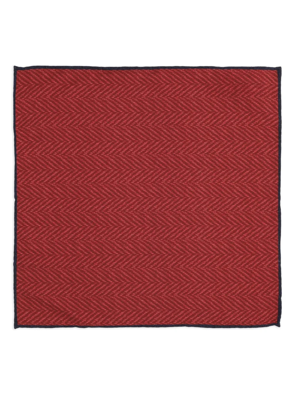 Brunello Cucinelli chevron pocket square | Red | Image 1