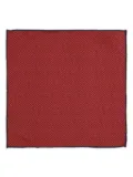 Brunello Cucinelli chevron pocket square - Red