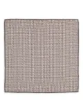 Brunello Cucinelli woven pocket square - Brown