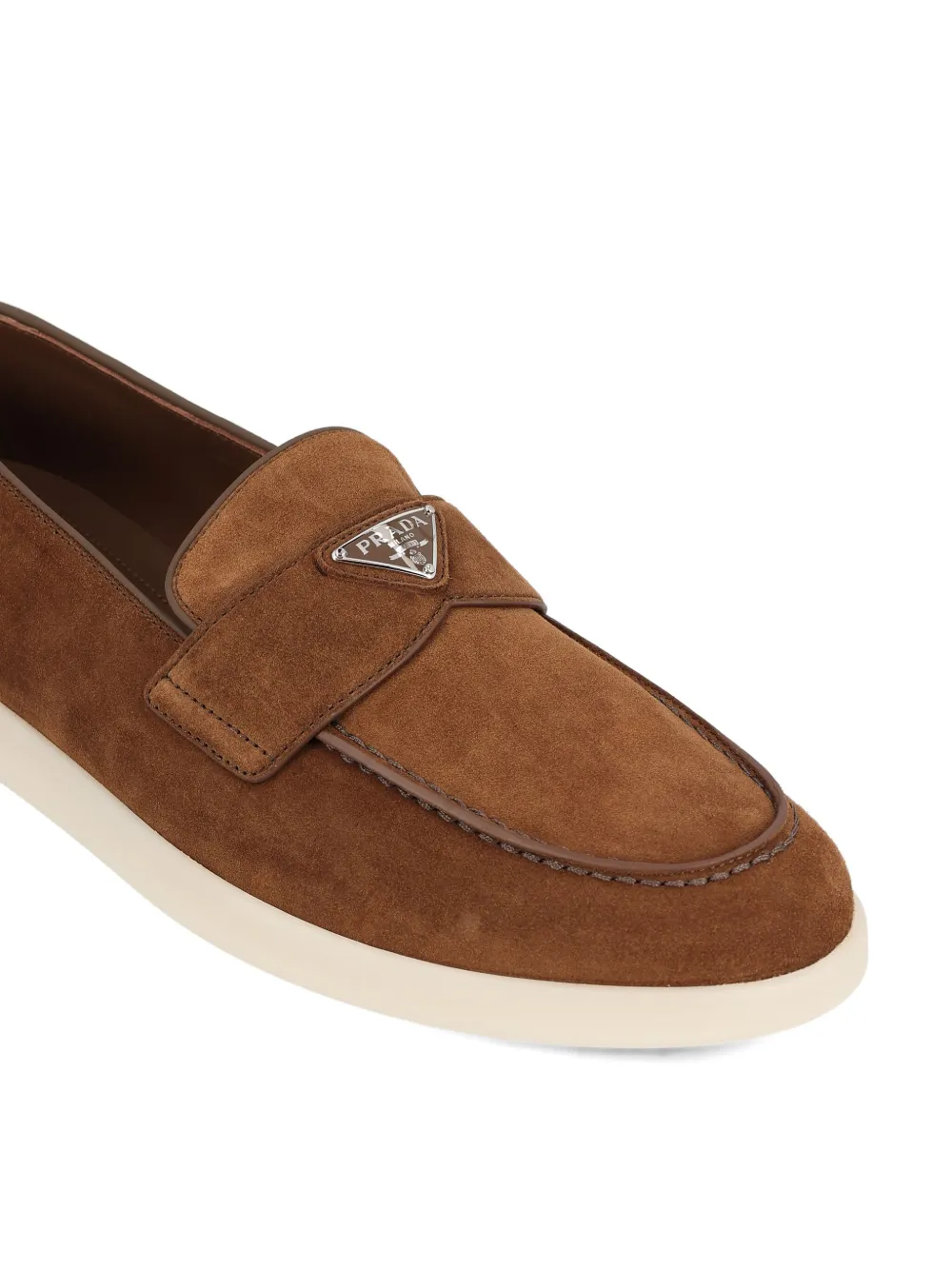 Prada Suède loafers Bruin