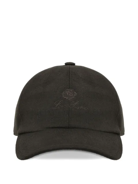 Loro Piana embroidered-logo cashmere baseball cap