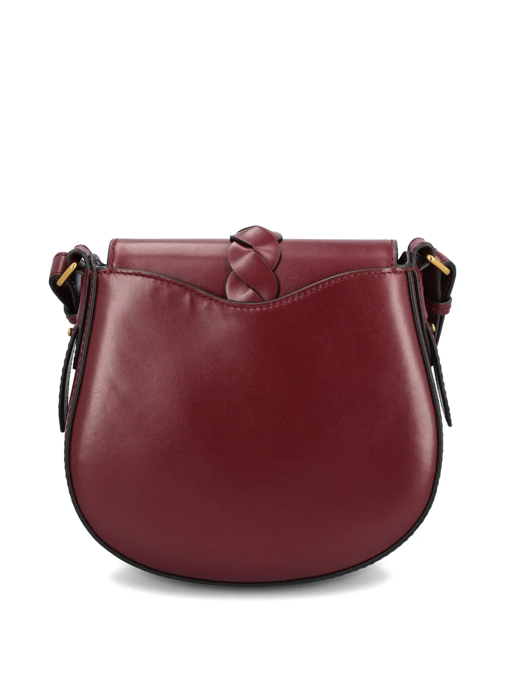 ISABEL MARANT Altay braided-detail leather shoulder bag - Rood