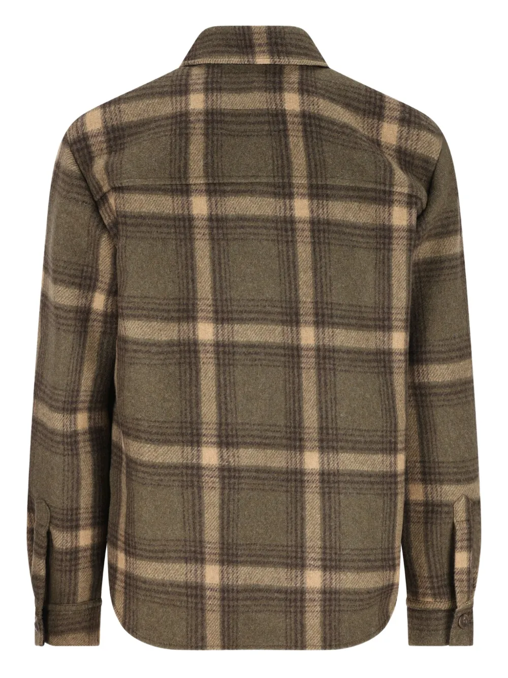 Fay check-pattern shirt - Groen