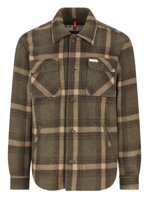 Fay check-pattern shirt