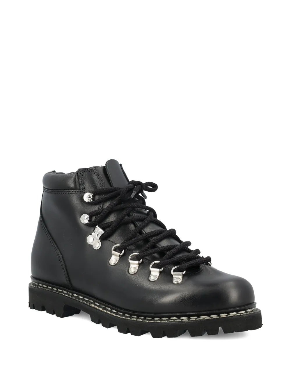 Paraboot leather lace-up boots Black
