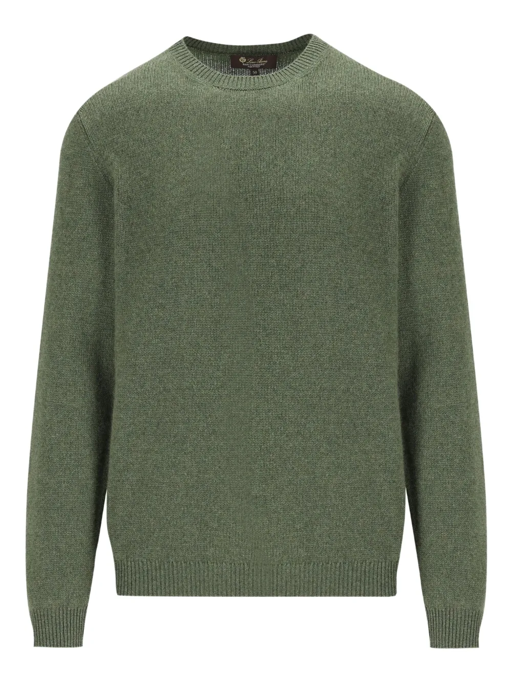 Loro Piana crew-neck cashmere sweater | Green | Image 1