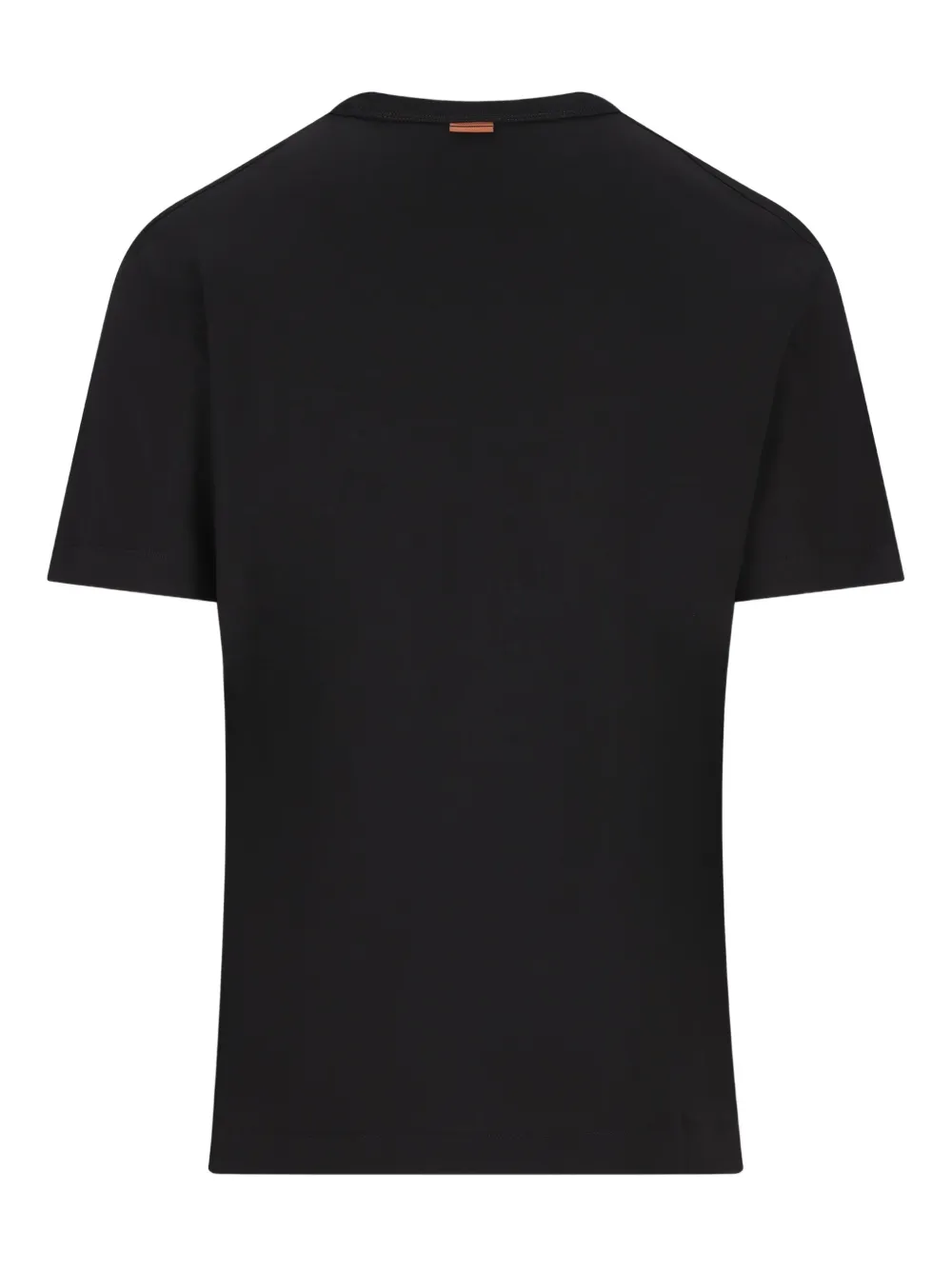 Zegna ribbed crew-neck T-shirt - Zwart