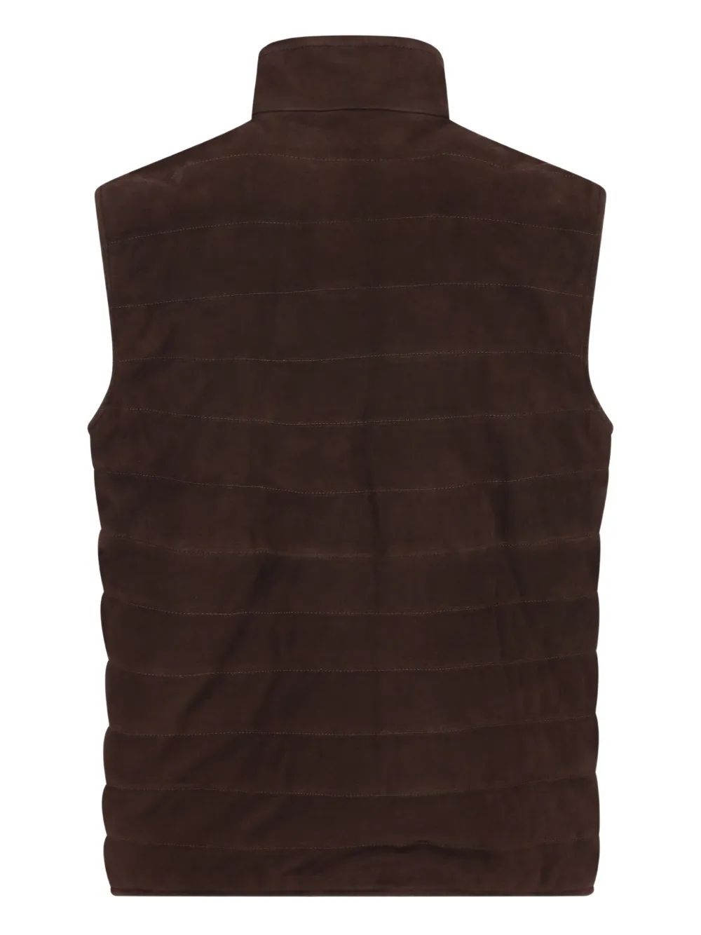 Fay logo-patch suede gilet | Waistcoats & Gilets | Image 2