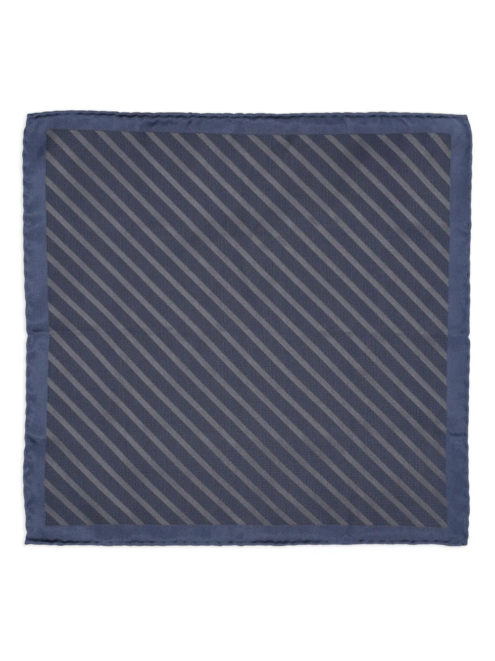 Brunello Cucinelli striped pocket square | Blue | Image 1