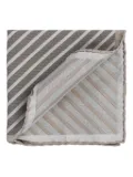 Brunello Cucinelli striped pocket square - Grey