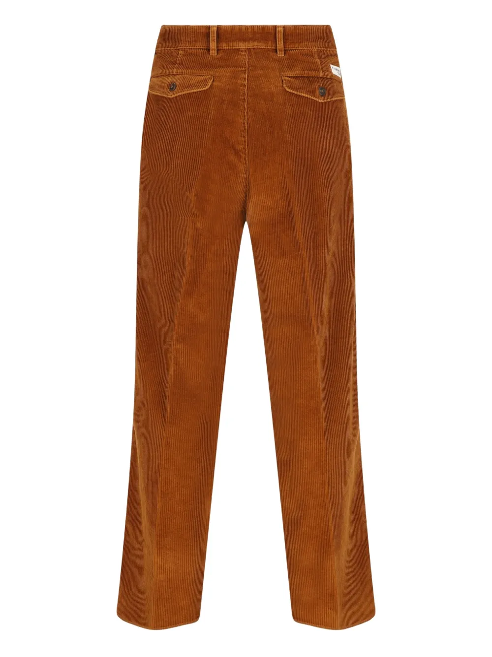 Fay Ribfluwelen straight broek - Bruin