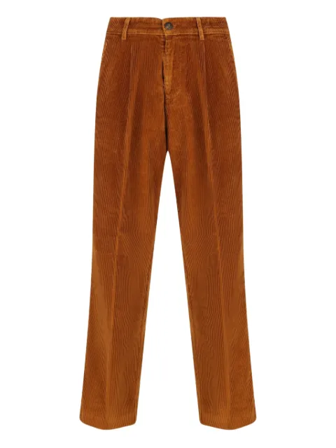 Fay corduroy straight-fleg trousers