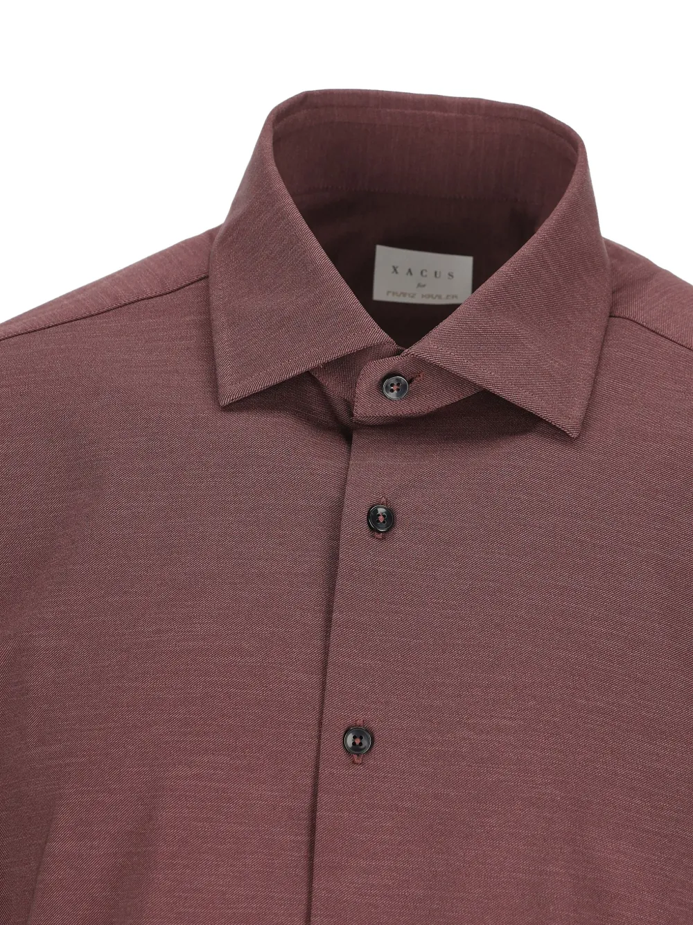 Xacus Button-fastening Shirt In Burgundy