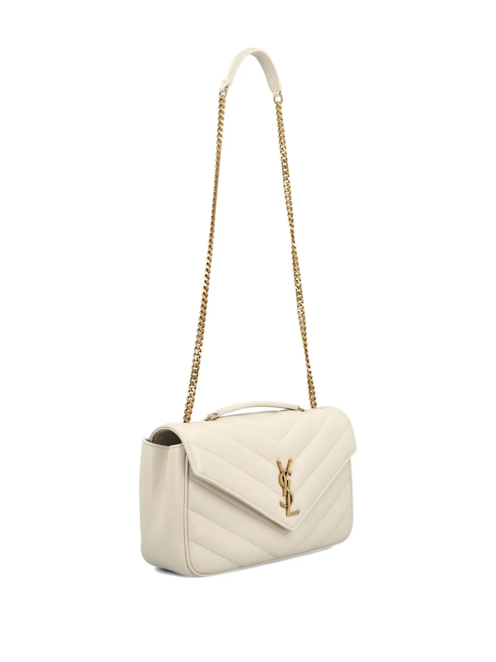 medium Loulou quilted Cassandre logo shoulder bag