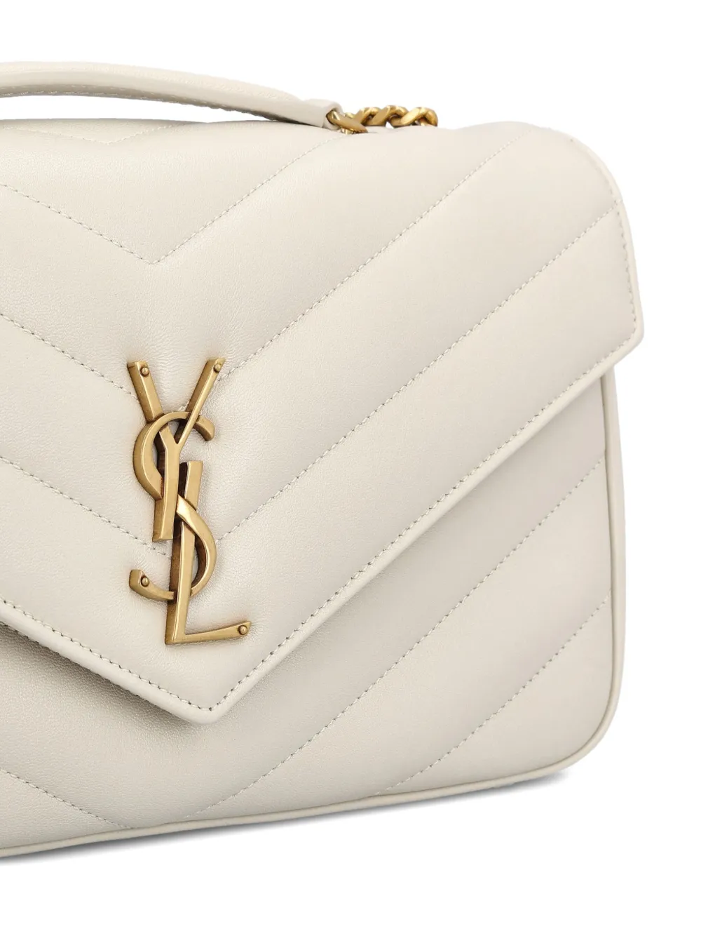 medium Loulou quilted Cassandre logo shoulder bag