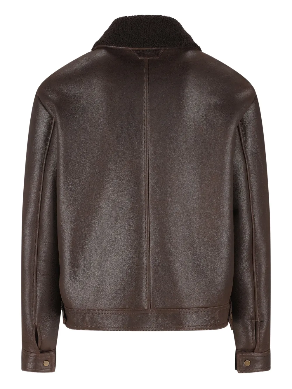 Salvatore Santoro shearling-collar leather jacket | Skinnjackor | Image 2