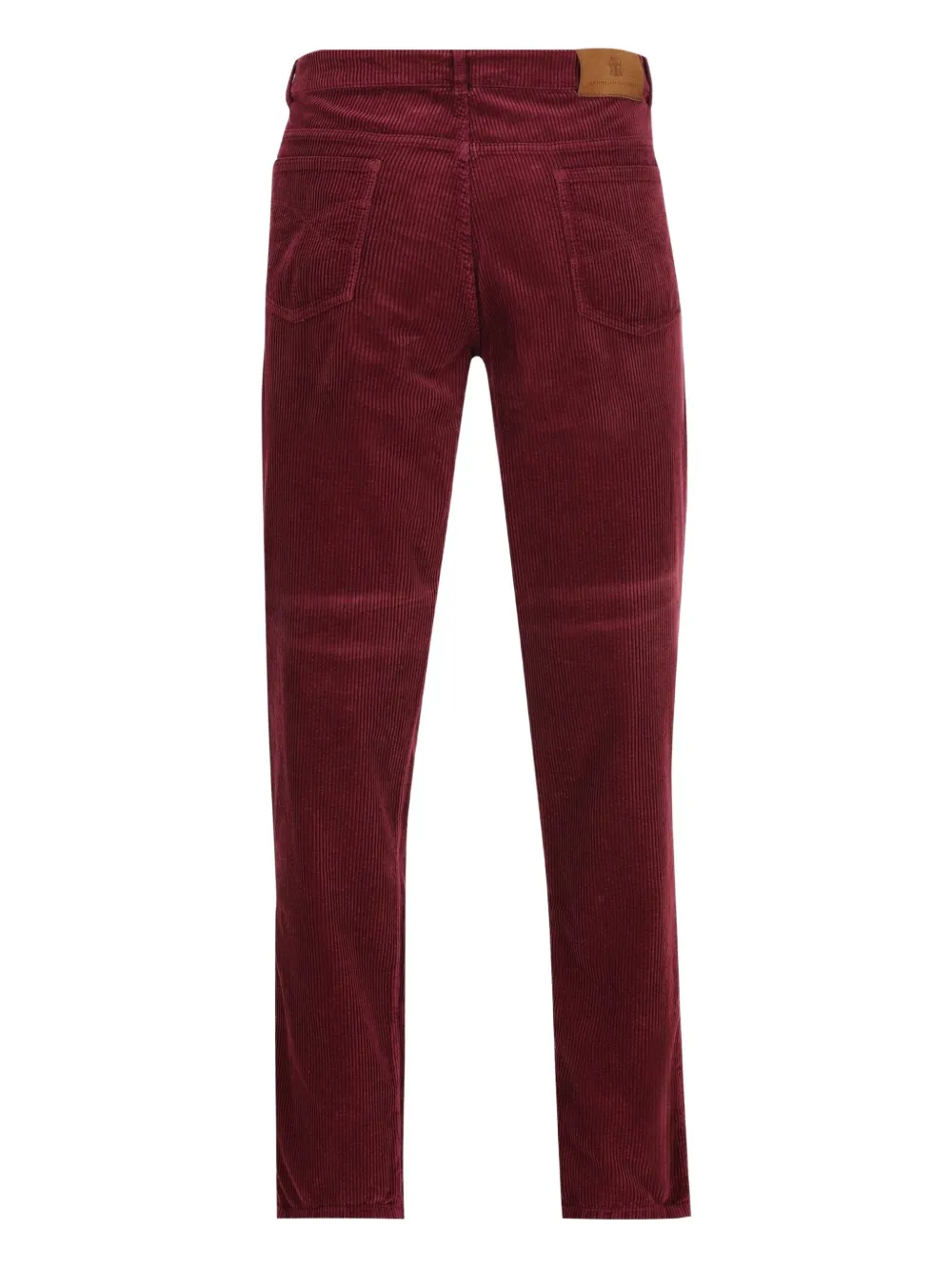 Brunello Cucinelli corduroy five-pocket trousers - Rood