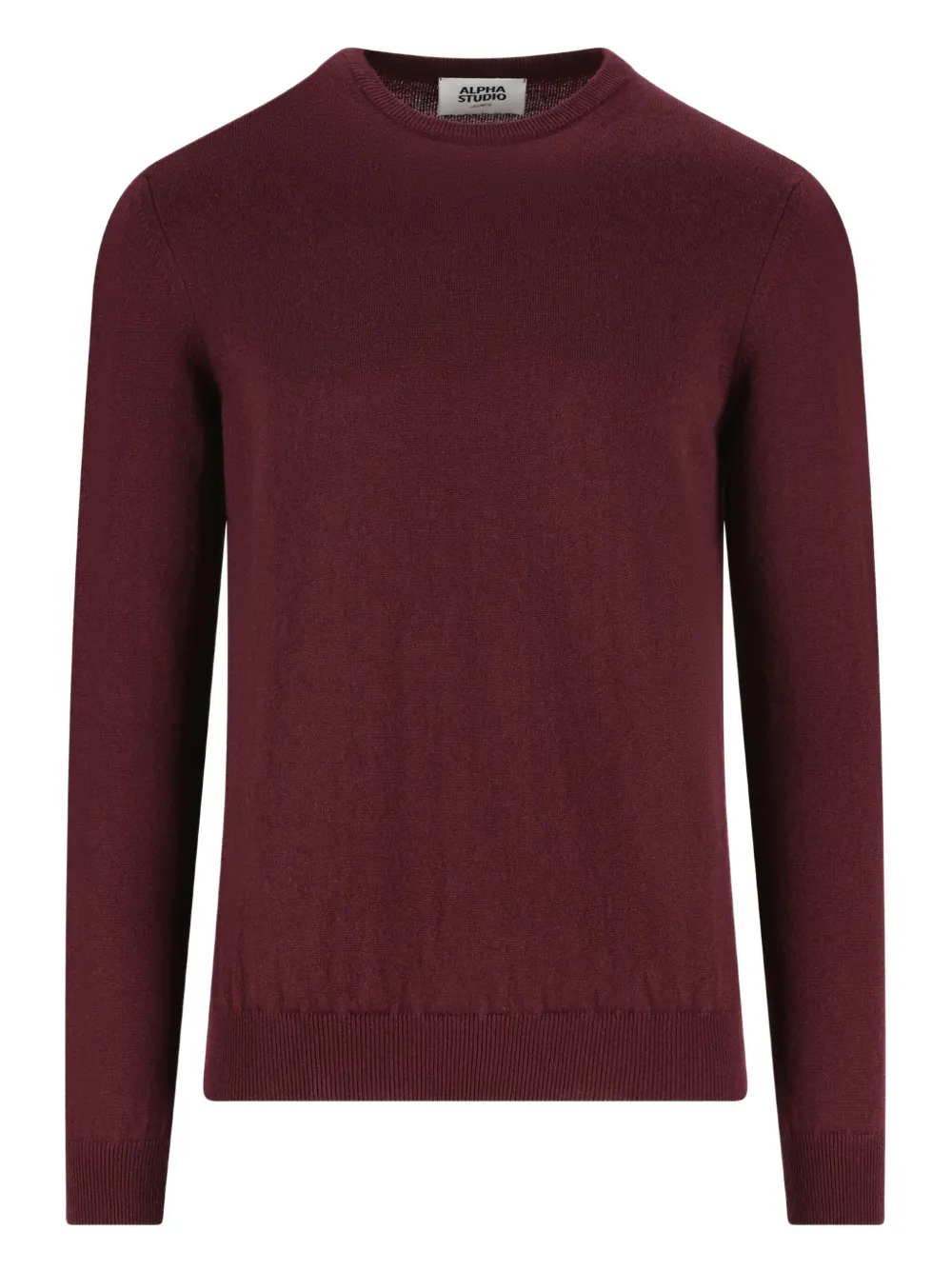 ALPHA STUDIO crew-neck cashmere sweater | Red | Image 1
