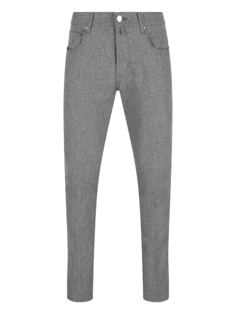 Jacob Cohën pantalones con parche del logo y cinco bolsillos