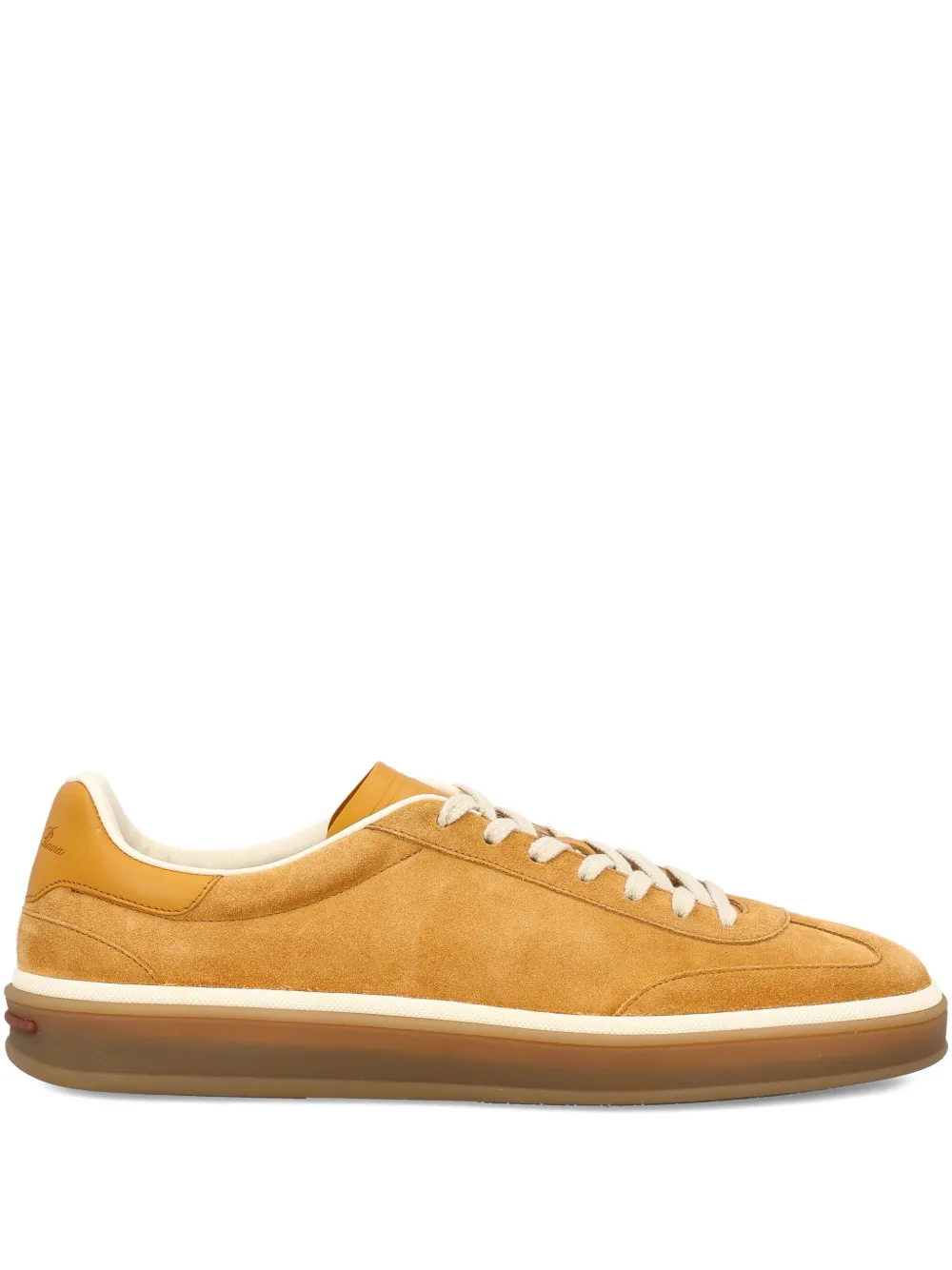 Loro Piana suede leather sneakers Yellow