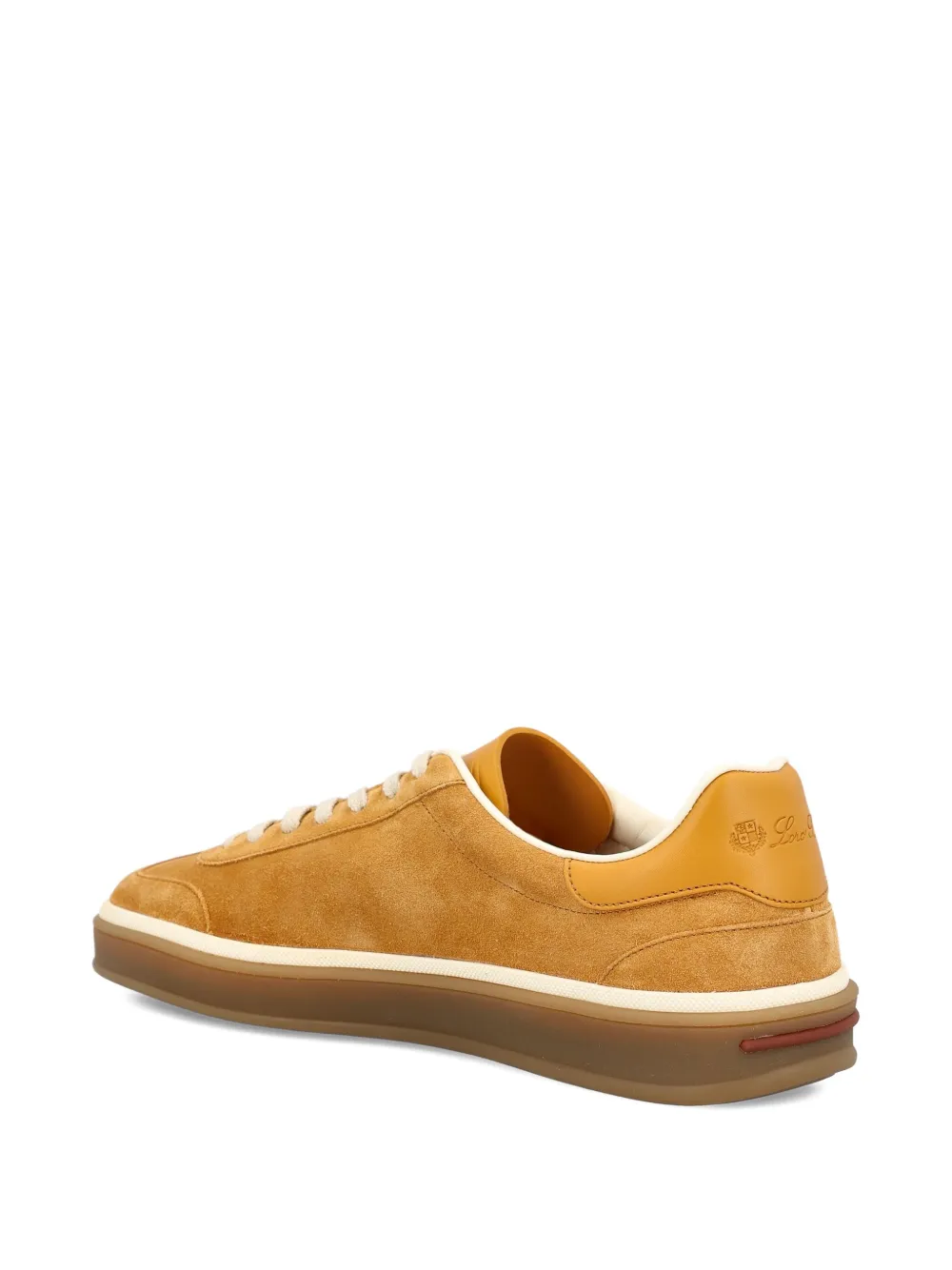 Loro Piana suede leather sneakers Yellow