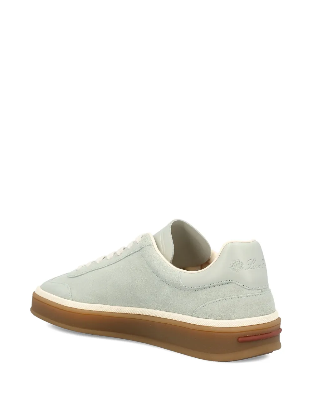 Loro Piana Suède leren sneakers Blauw