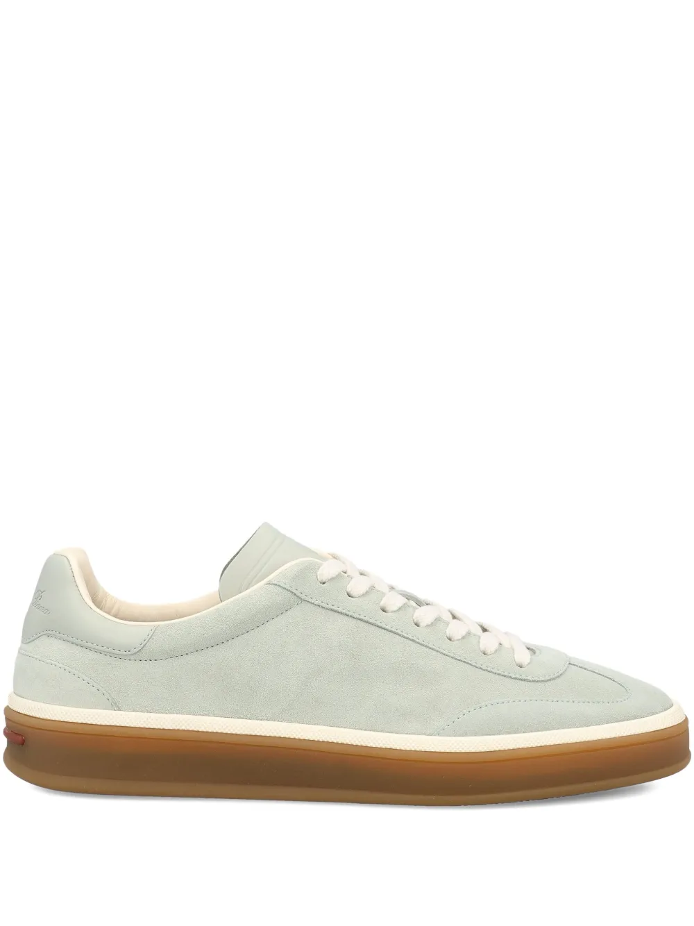 Loro Piana Suède leren sneakers Blauw