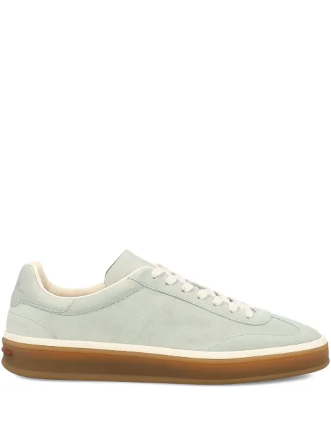 Loro Piana lace-up suede-leather sneakers