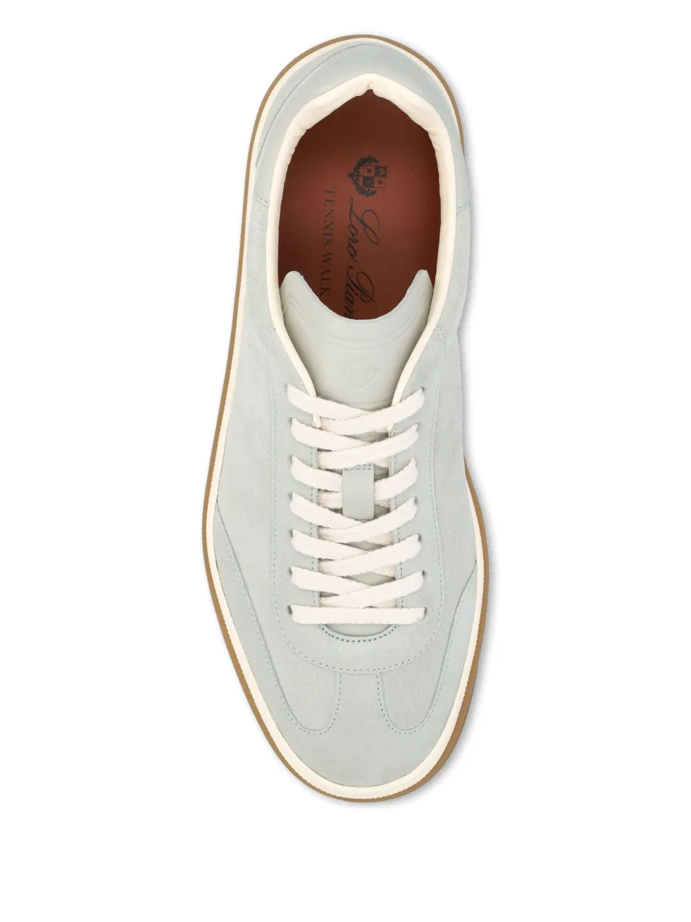 Loro Piana Suède leren sneakers Blauw