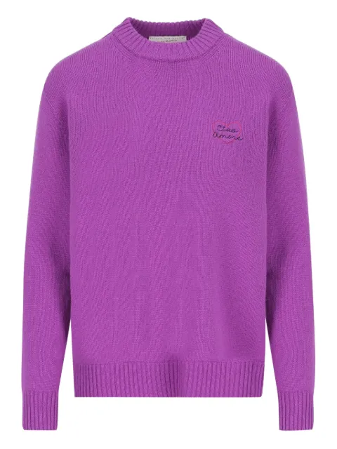Giada Benincasa embroidered-logo cashmere sweater