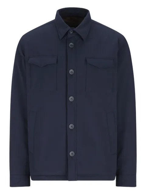 Herno sobrecamisa con bolsillos y solapa