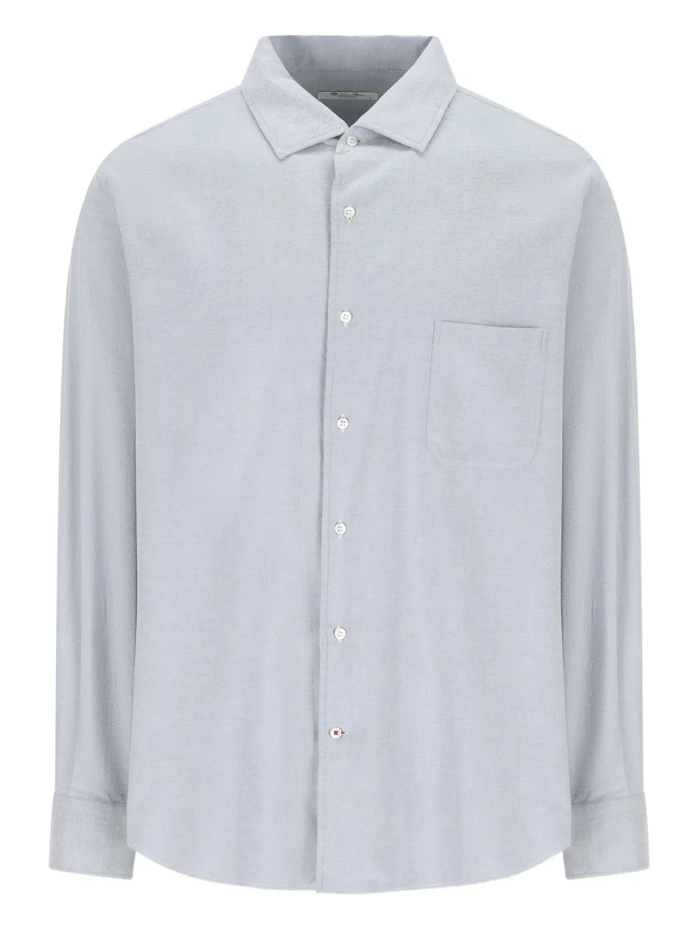 Loro Piana pocket cotton shirt | Blue | Image 1