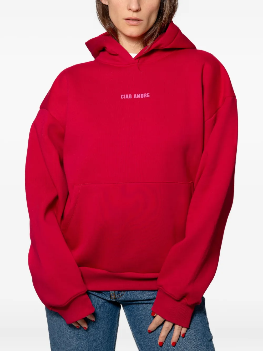Giada Benincasa Hoodie met print - Rood