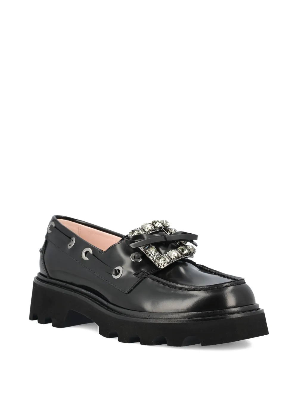 Roger Vivier crystal-embellished boat loafers | Image 2